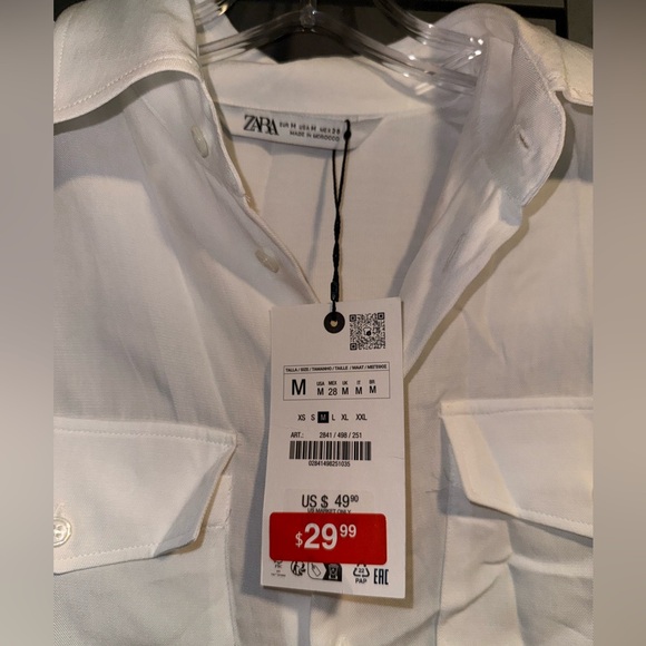 ZARA POCKET SHIRT ZW COLLECTION
OYSTER-WHITE
Medium - Picture 2 of 3